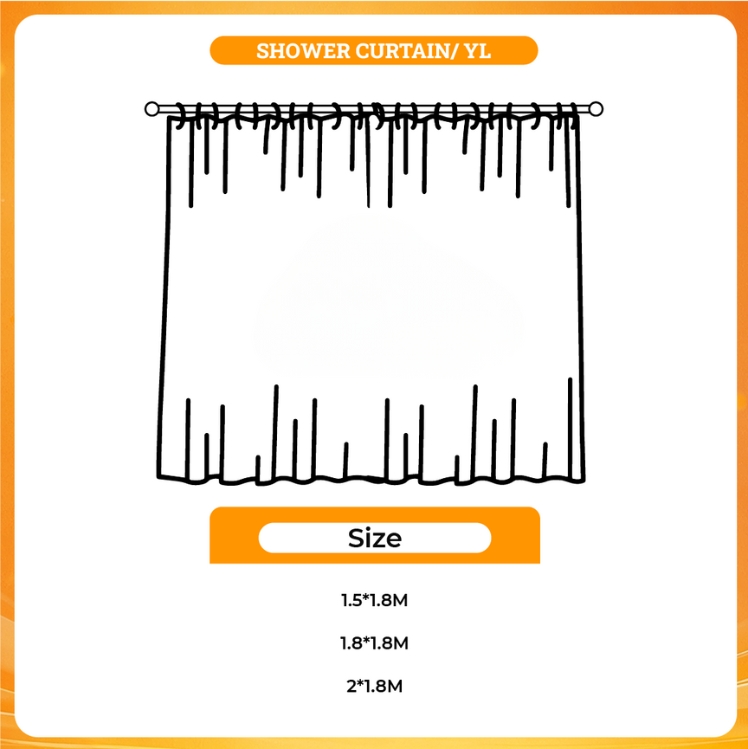 3D shower curtain - Serious Sam Merch
