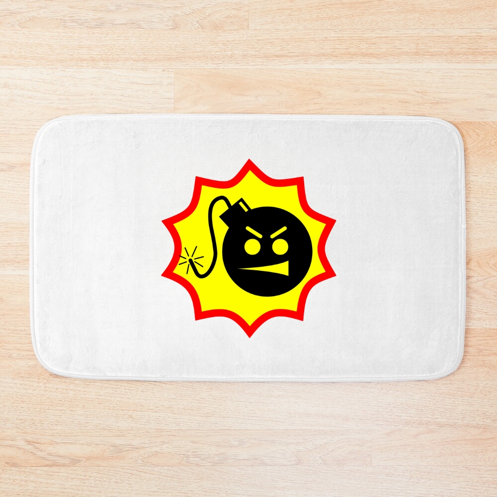 Serious Sam Angry Bomb Bath Mat