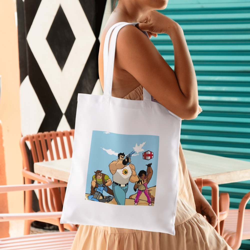 Serious Sam Funny Tote Bag