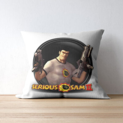 Serious20Sam20New20Logo20Throw20Pillow - Serious Sam Merch