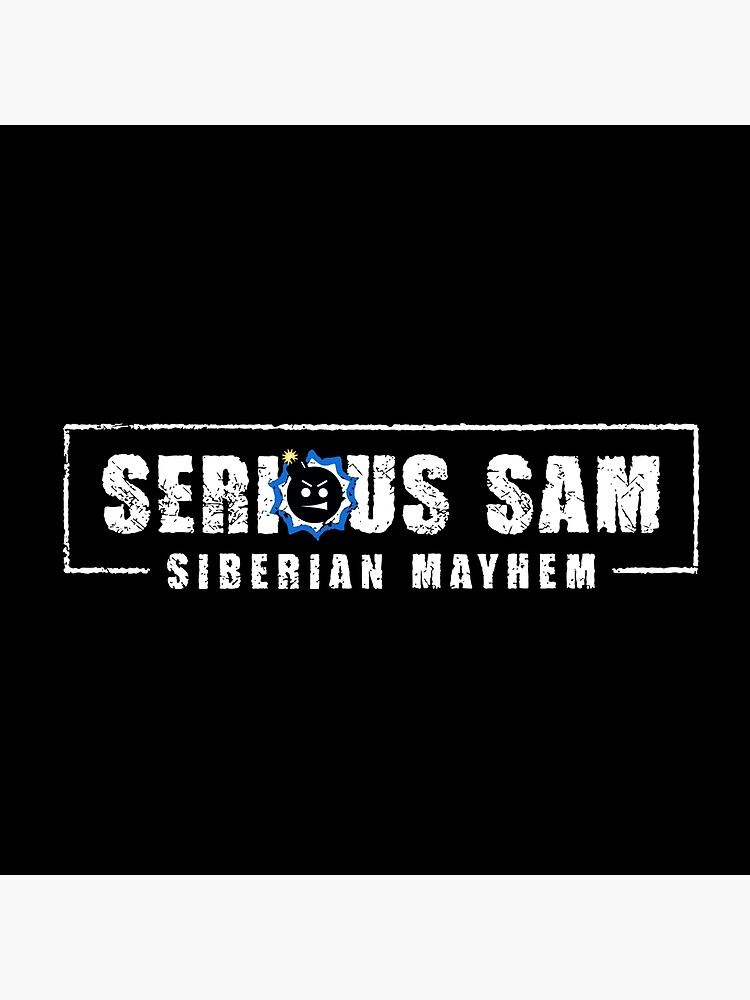 Serious Sam Siberian Mayhem Throw Pillow - Image 2