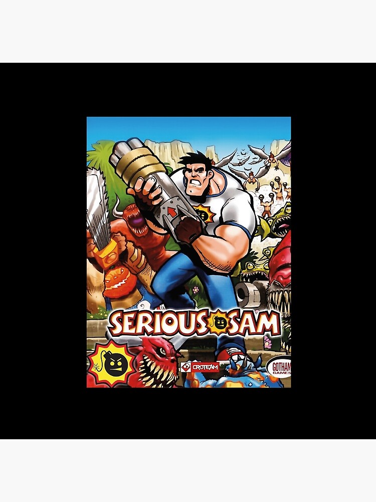 Serious Sam Hot Video Game Throw Pillow - Image 2