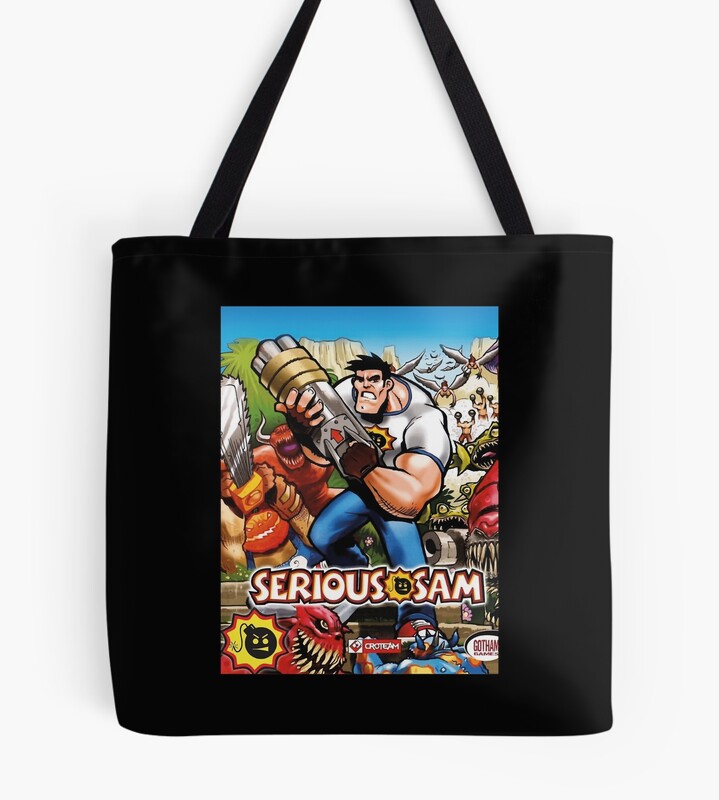 Serious Sam Hot Video Game Tote Bag