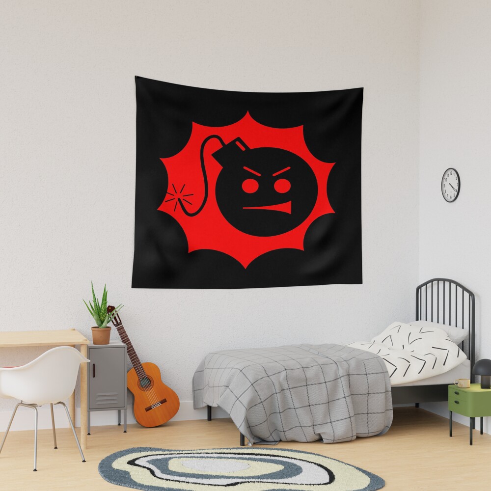 Serious Sam Angry Bomb Tapestry