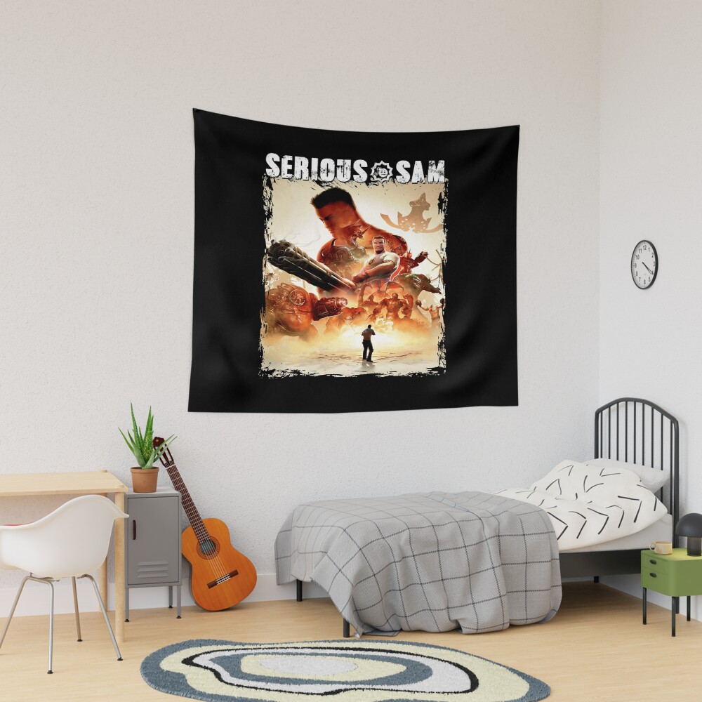 Serious Sam Hot Design Tapestry
